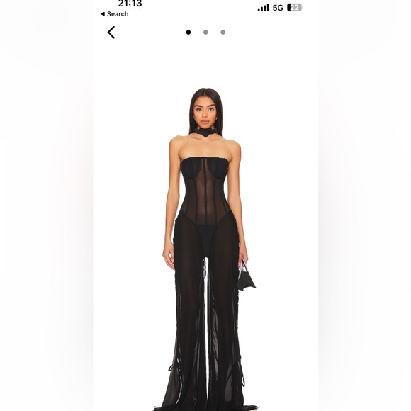 Amor mia s & m jumpsuit . From Revolve - Picture 3 of 3